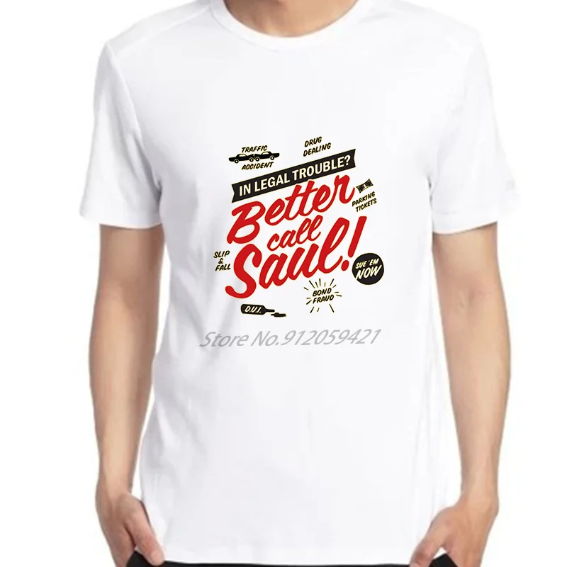 

Better Call Soul t shirt for men graphic t shirts short sleeve t-shirts Tees Tops O-neck T-shirt Summer Harajuku Men's clothing