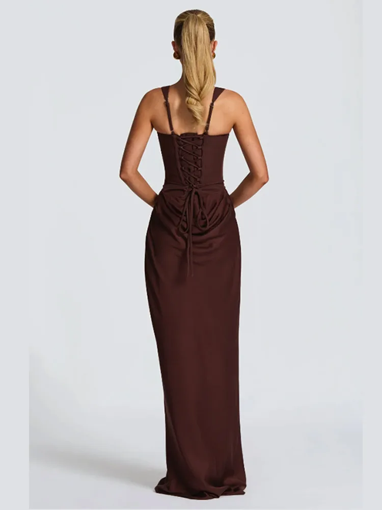 Women Sexy Luxury Party Maxi Dress Elegant High Neck Sleeveless Slim Fit Long Robe 2026 New Shinny Chic Lady Wedding Guest Dress S6865a1fd96084c68bc1ed8241b898081c