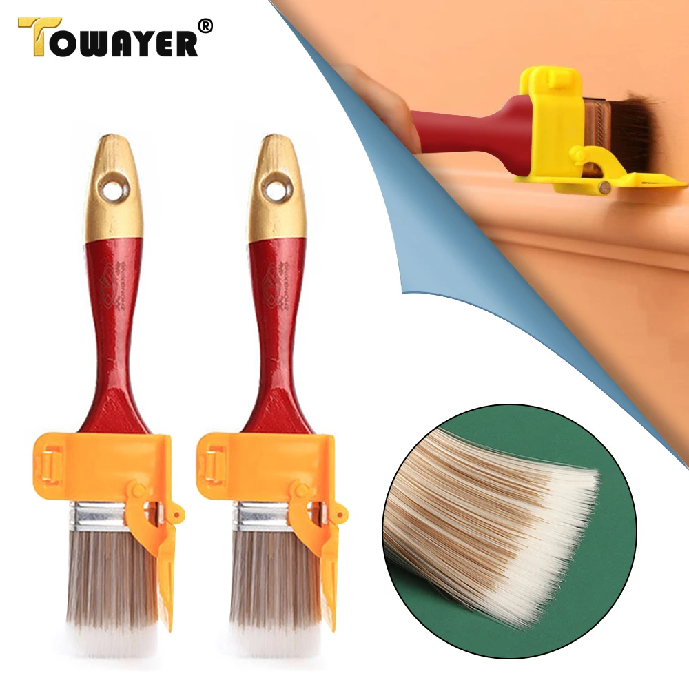 Edger Paint Brush Clean Cut Profesional Latex Paint Brush for Home Room