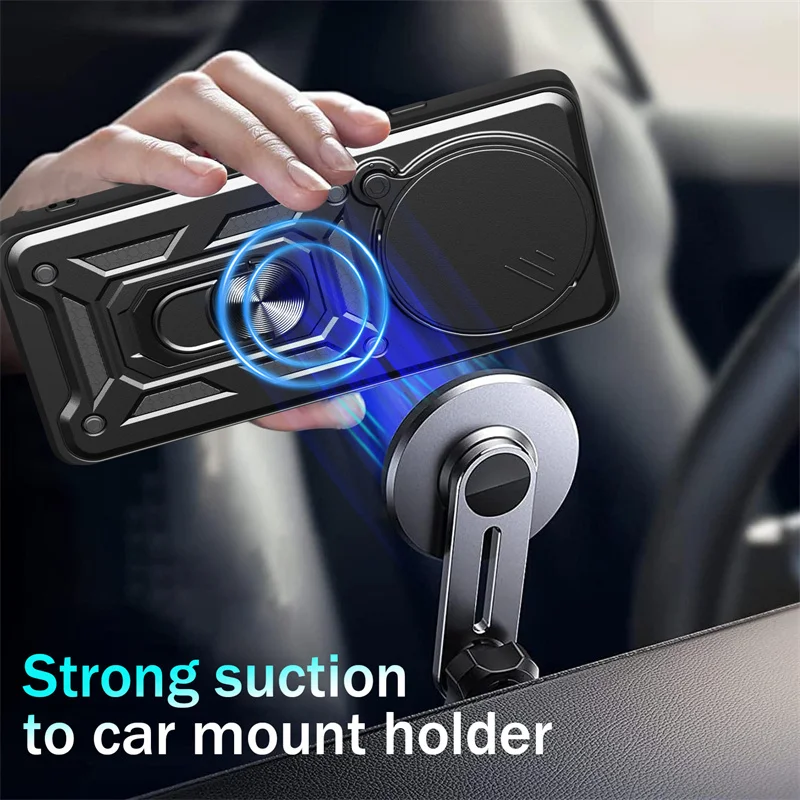 Magnetic Slide Camera Lens Protector Case