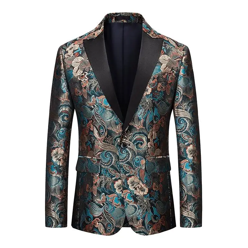 Men Suits Jackets 30 Styles Formal Suit Jacket Luxury Jacquard Men Wedding Party Blazer Dinner Tuxedo Jacket Streetwear Dress Coat Plus Size 6XL-M