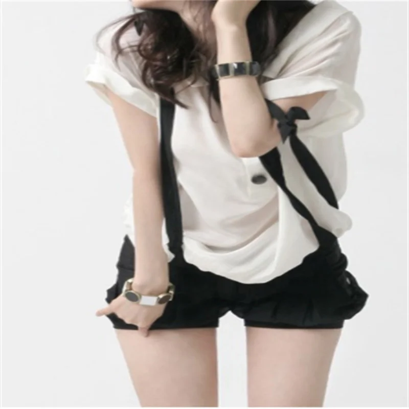 Elegant Elastic Leather Suspenders - Adjustable Straps