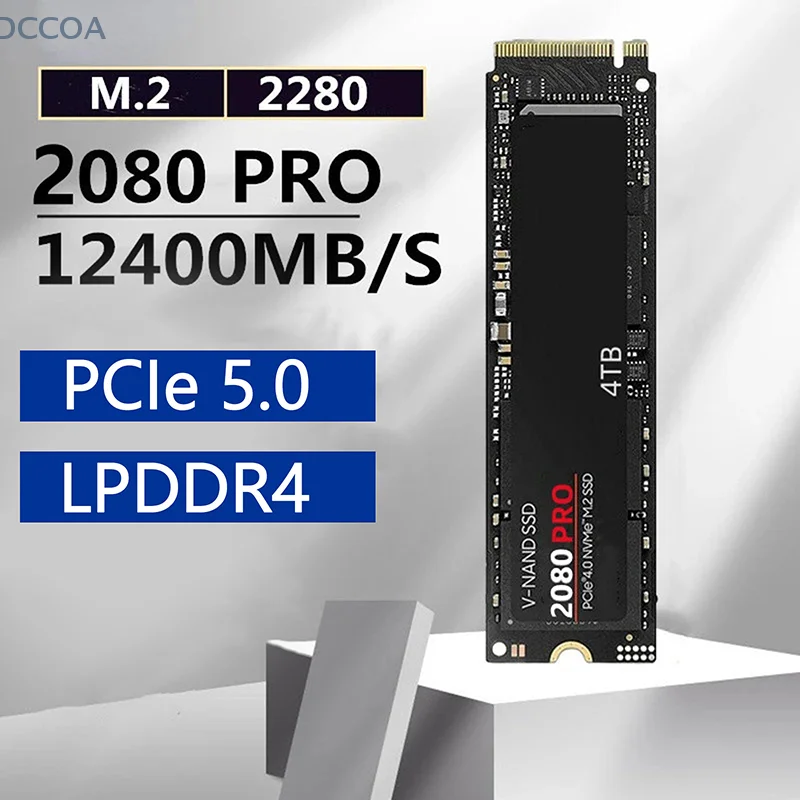 4TB Ssd Solid State 2080pro Hard Drive Naff M.2 Ssd Nvme PCIE 4.0