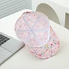 Baby Girls Baseball 2024 Summer School Cartoon Flowers Children Outdoor Kids Caps for 2-8Years Adjustable Sports Hats Cotton 5