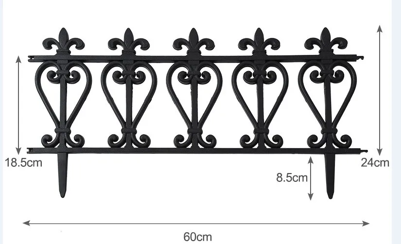 Hot Sale  Plastic Plug-in Fencerural Fence  Green Garden Small Fence  Plastic Splicing for Horticultural Fence 3