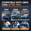 FOXWELL NT201 OBD2 Scanner Car Code Reader Check Engine Light Reader OBDII EOBD Car Computer Diagnostic Scan Tool Auto Fault 6