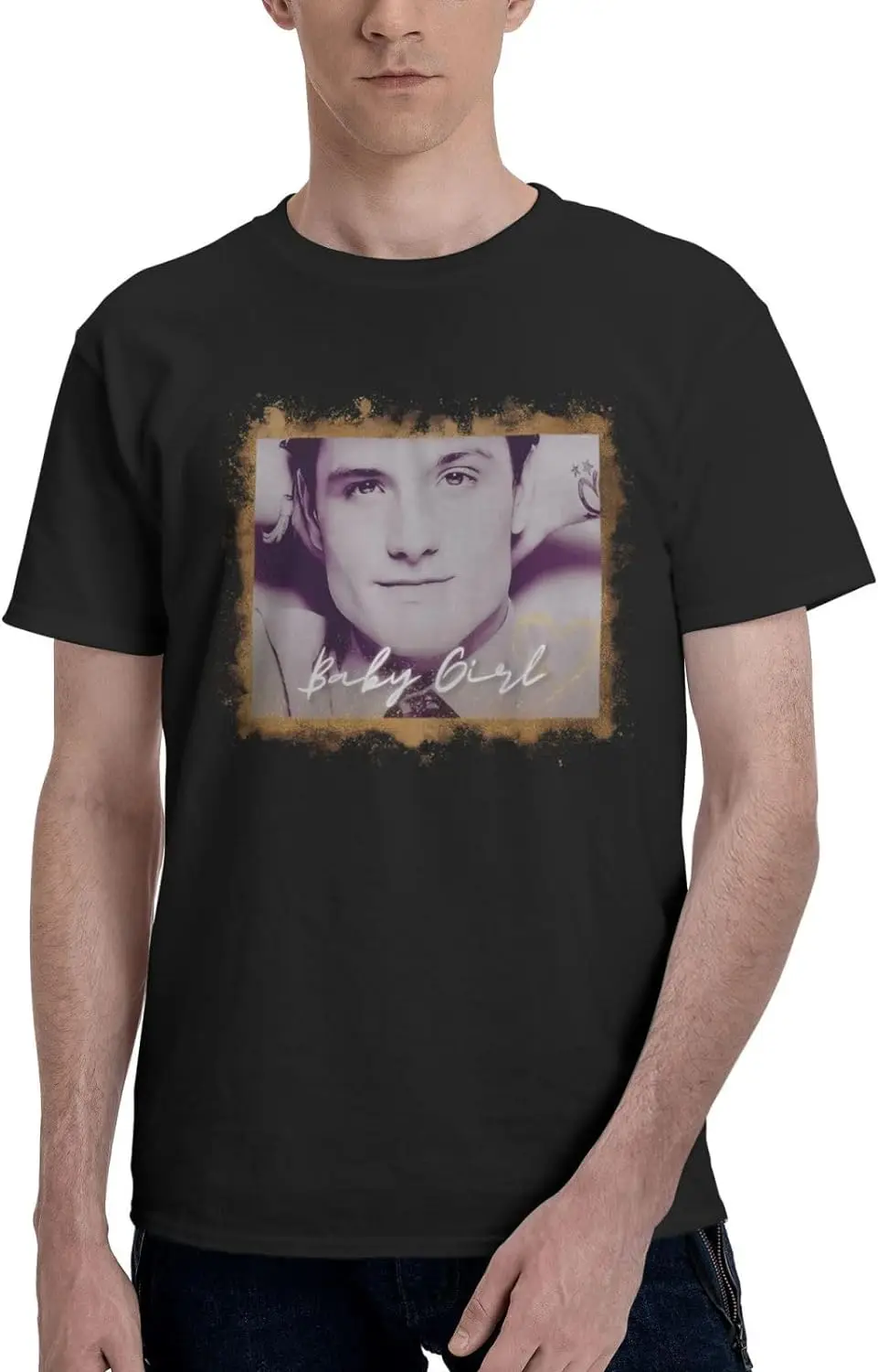 

Men Short Sleeve Crewneck T-Shirts Casual Graphic Tees Shirt Tops