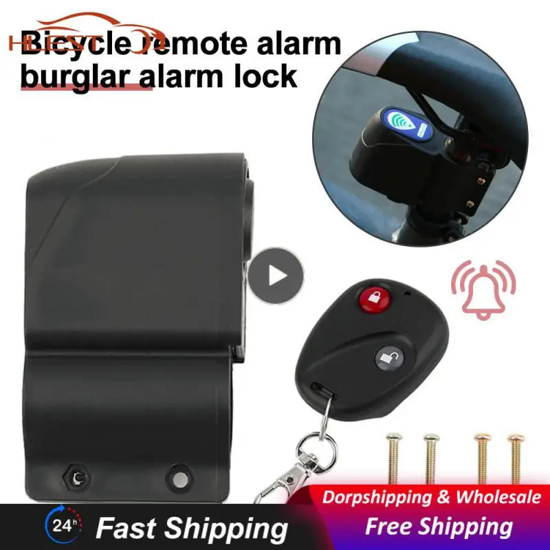 

Lock Anti-theft Remote Control Mountain Road Bike Excellent Cycling Security Lock Vibration Alarm Accessories