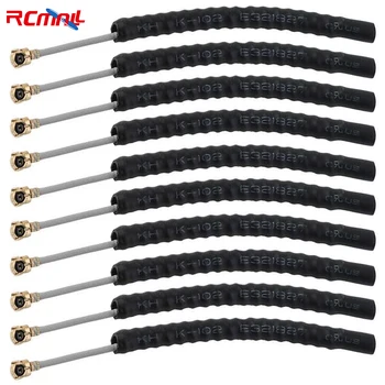 RCmall LoRa 안테나, GSM IPX IPEX 1.13 UF.L 안테나 내장, LORA LORA32U4II 용 2DBi 7cm, 868MHz, 915MHz, 10 개 팩