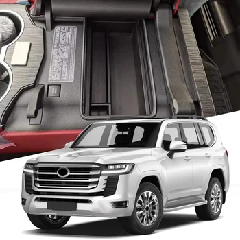 Auto Organizer Vassoio per Toyota Land Cruiser J300 LC300 2022 2023 2024 2025 Interno Center Console di Stoccaggio Bracciolo Box Holder