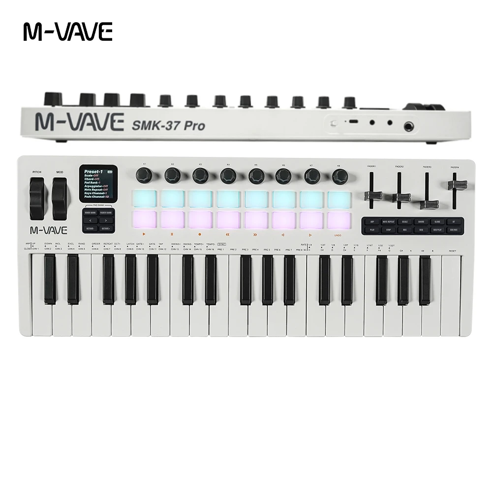 DTM・DAW M-VAVE SMK-25 M-VAVE SMK-25/37/mini Pro MIDI Controller | 25 Velocity Keys