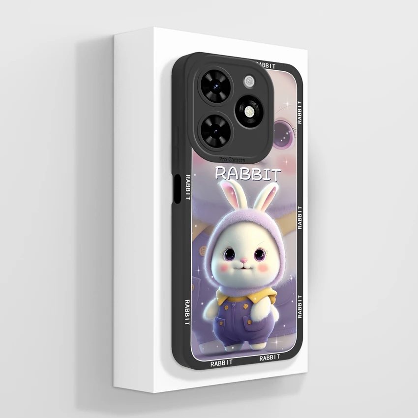 Beautiful Fairy Tale Village Pattern Liquid Silicone Anti-Slip Protective Phone Case