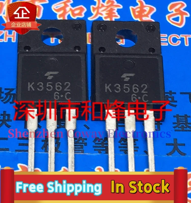 

10PCS-30PCS 2SK3562 K3562 TO-220F MOS 600V 6A In Stock Fast Shipping