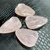5.5cm Natural Crystal Rose Quartz Hand Source of Life Healing Stone Yoni Christmas Gift Collection Reiki Home Decoration Crafts 1