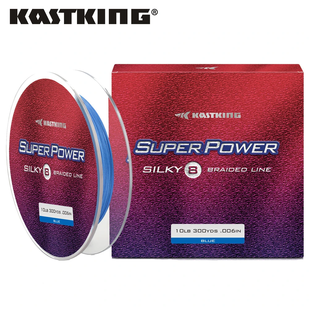 Kastking Superpower Silky 8 Carrier Braided Fishing Line 680lb 100pe