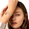 5PCS Stainless Steel Bracelet for Women Expandable Diameter Viking DIY Thread Twist Bangles Adjustable Jewelry Pulseiras Feminin 4