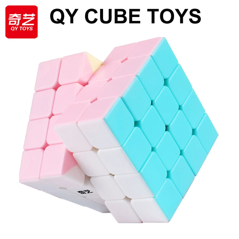 

QiYi Speedcube 4x4x4 Qiyuan Magic Cube Professional 4x4 Speed Puzzle 4×4 Children's Fidget Toy QY Original Cubo Magico for Games