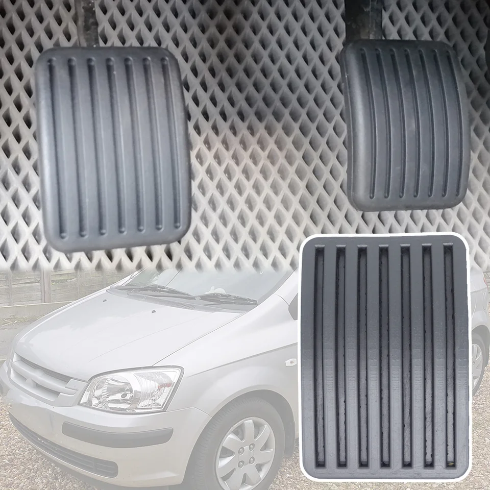 aqxreight - 2 Stks Koppeling Rem Pedaal Rubber Cover Past voor Accent Elantra Scoupe Tiburon Getz 3282524000