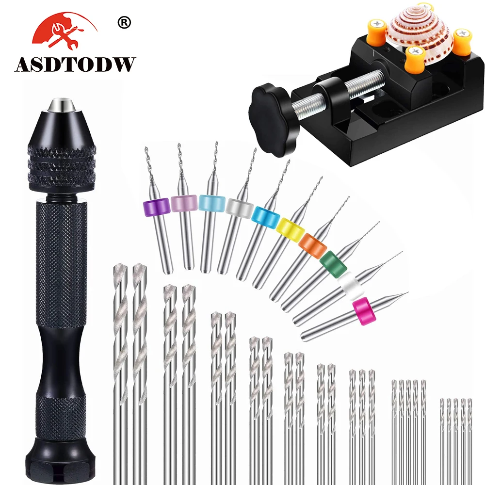 HandDrillJewelryCraftHandManualDrillChuckMiniHandDrillBits