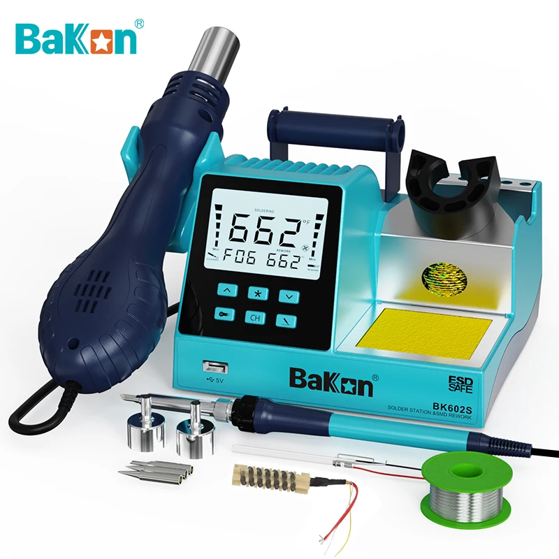 Soldering Station 2 in 1 Welding Machine Hot Air Gun Cell Phone Repair Tool