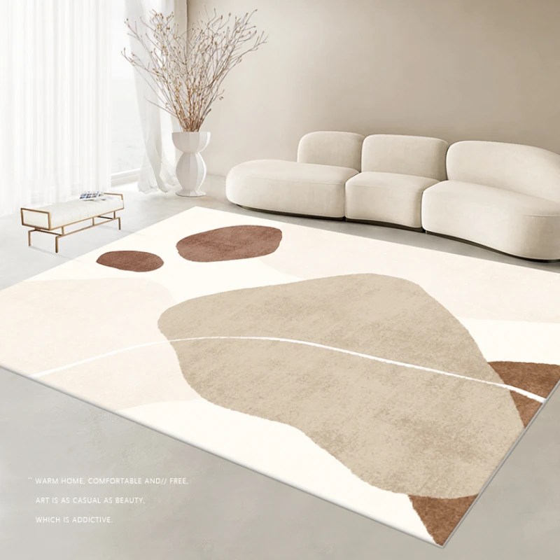 

Modern Living Room Large Area Carpet Luxury Minimalist Nordic Bedroom Decoration Rug Warm Color Excellent Floor Mat tapetes