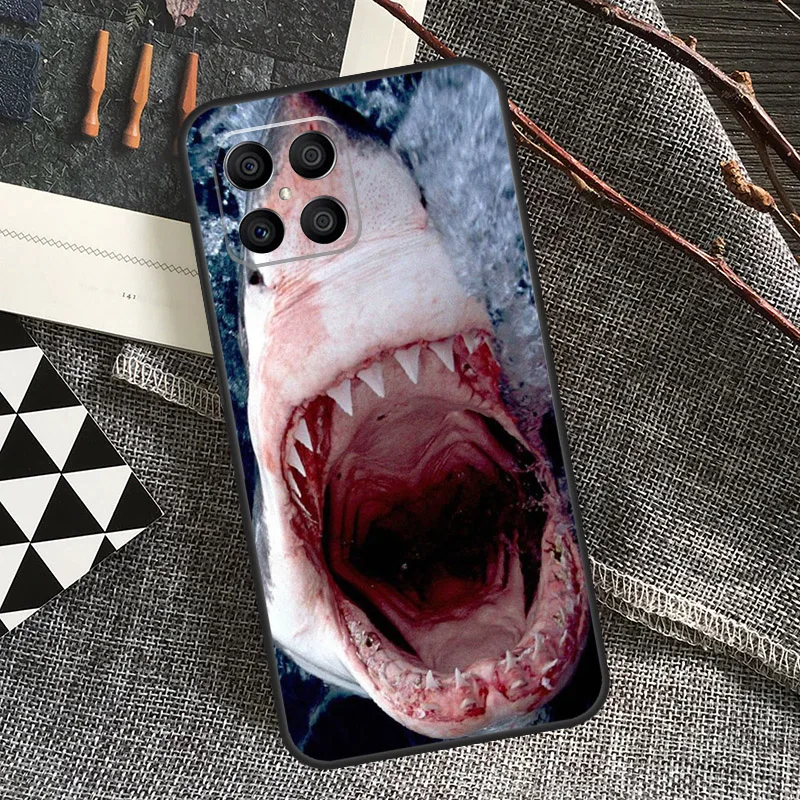 Ocean Shark Tooth Design Fish Case - Stylish Protective Cover