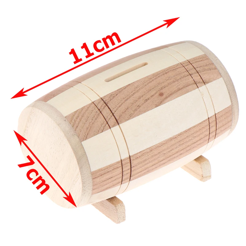 Spardose Aus Holz In Weinfaß Optik Geldbox Für Ersparnisse_voghion.com