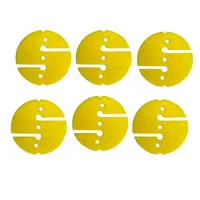 Round Circle Dive Line Arrow Marker for Scuba Cave Wreck Technical Diving Safety Rope Line Marker PVC 2
