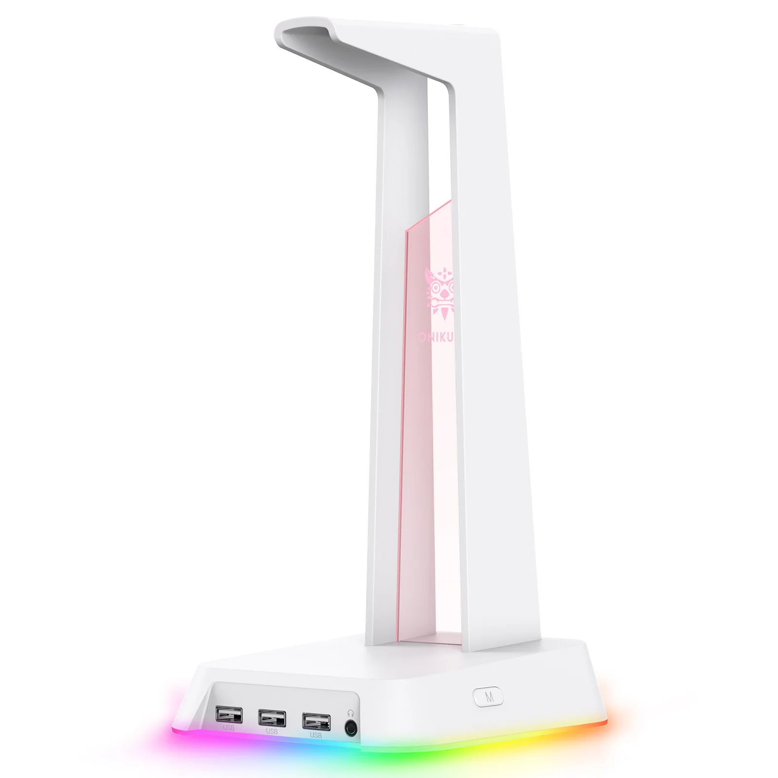 Flashing luminous RGB Gaming Headphone Stand Computer Headset