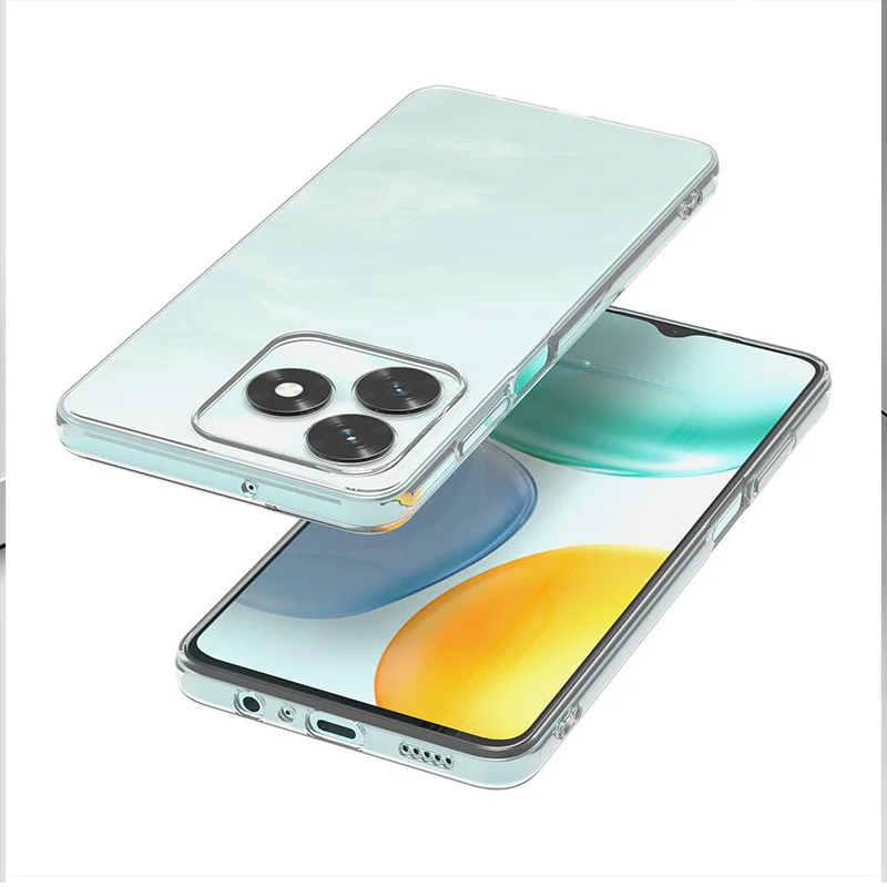 Ultra Thin Transparent TPU Soft Back Cover - Clear Protective Bumper Case