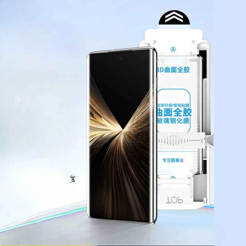3D Curved Full Glue Tempered Glass Screen Protector - Dust Free & Easy Installation