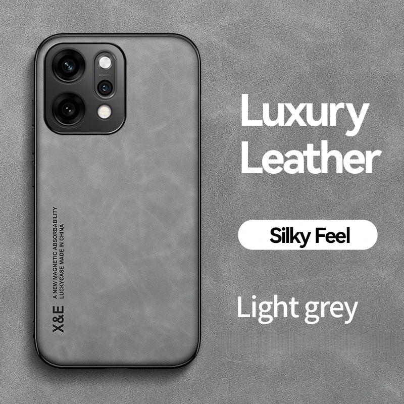 Luxury Leather Magnetic Holder Phone Case - Shockproof and Elegant Cover
