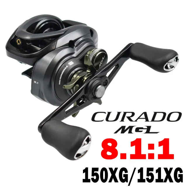 2022 SHIMANO CURADO MGL Low Profile Baitcast Reel 151XG 151HG 71XG 71HG  Fishing Reel Baitcasting Reel 7.4:1/8.1:1 5.5KG Power - AliExpress