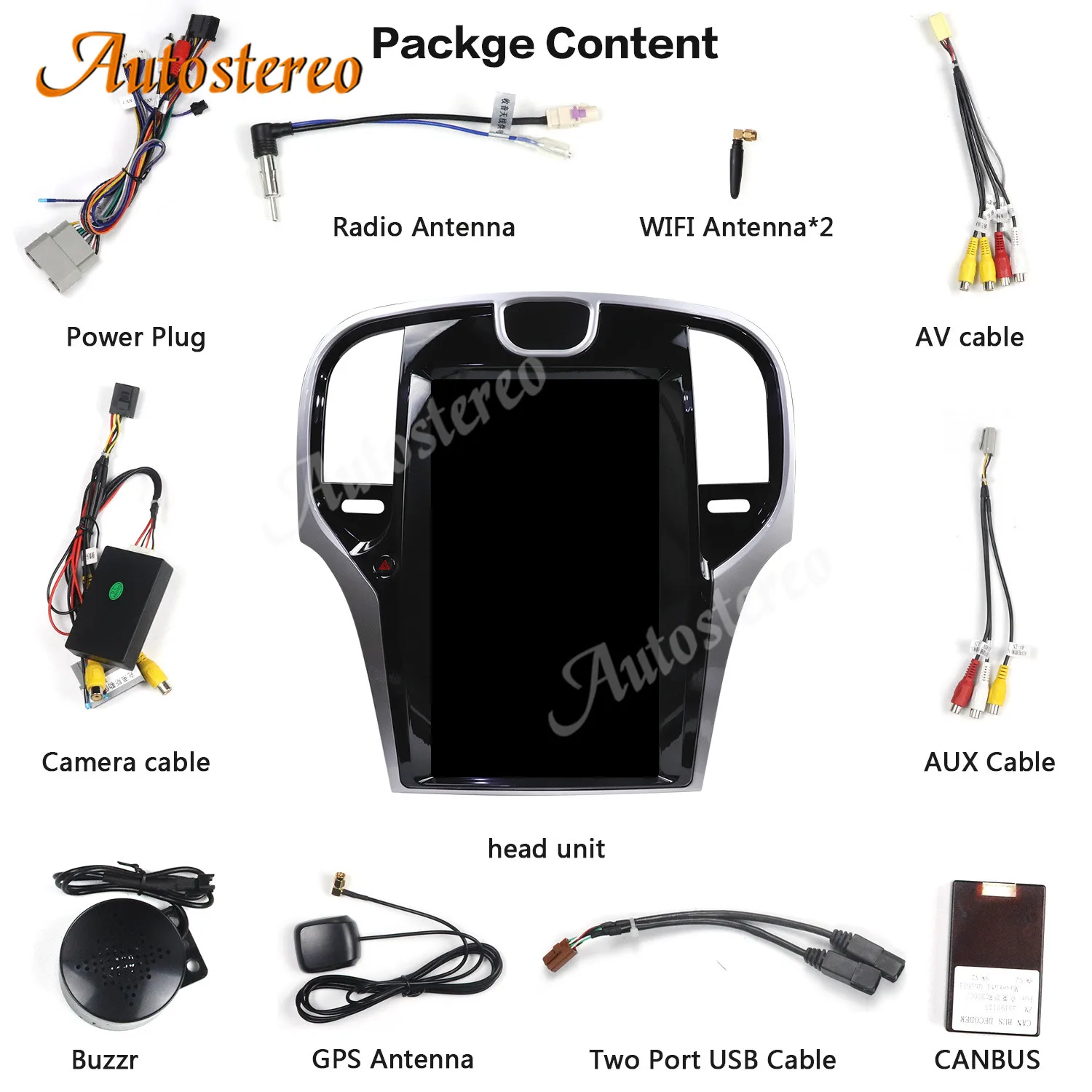 13.3 Qualcomm Android 13 Vertical Screen Car GPS Navigation For Lancia Thema 201