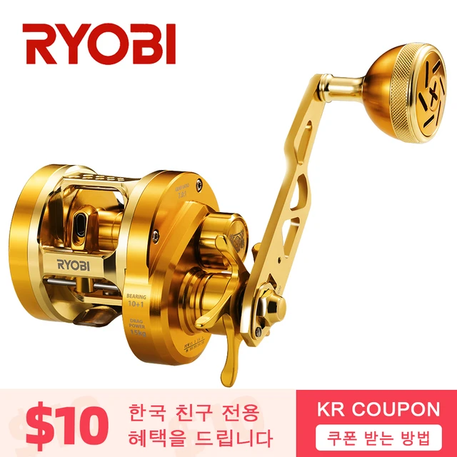 New Model Ryobi Jigger Bt Overhead Metal Slow Jigging Trolling Reel  Saltwater Fishing Reel for Deep Sea Fishing - China Fishing Reels and Ryobi  Reels price