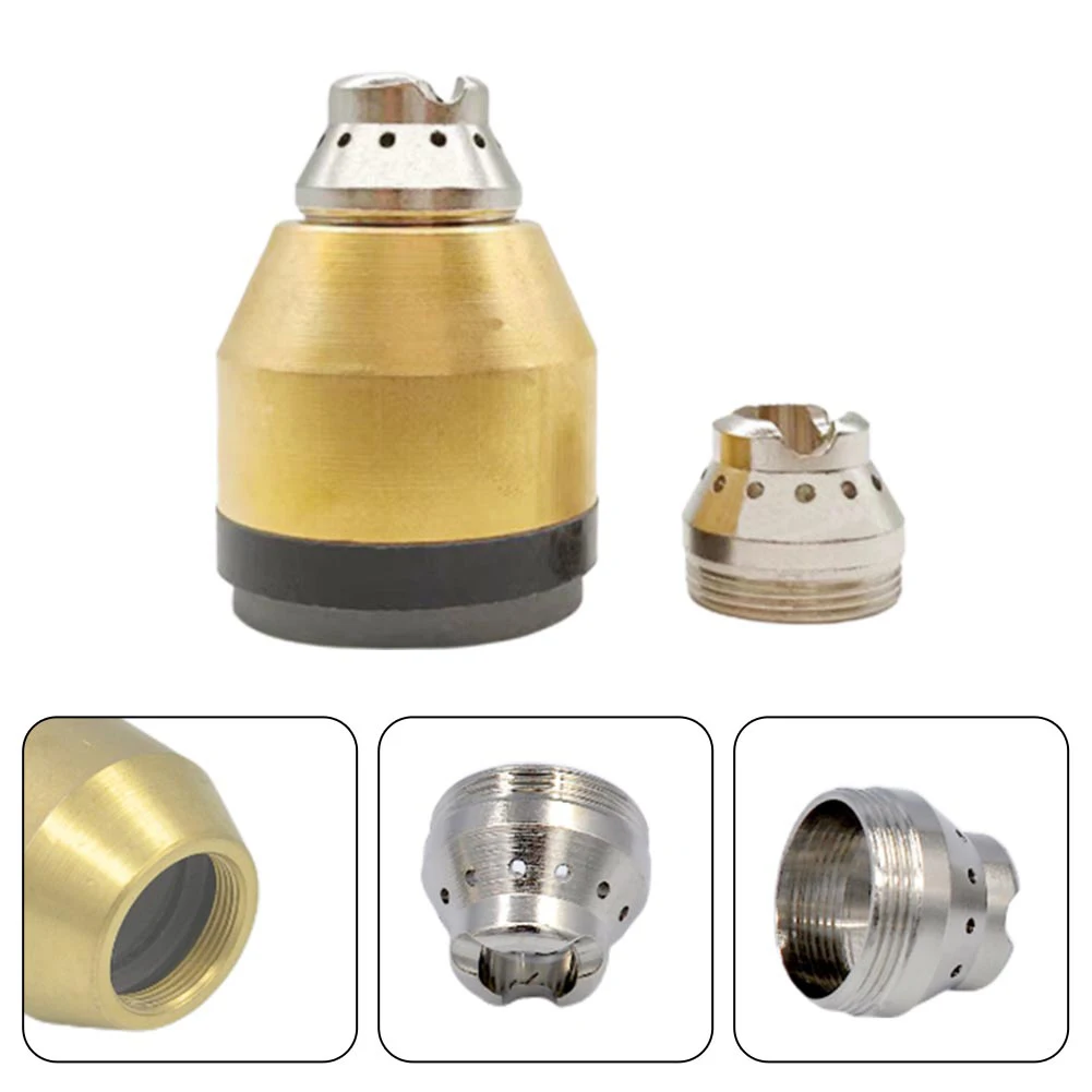 

Copper Mouth P80 Protection Cover High Quality P80 Plasma Porcelain Nozzles Protective Cover Replacement Accessories