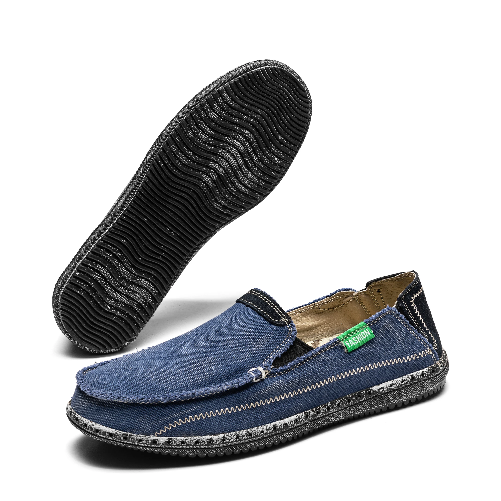 Men's loafers Rubber soles non-slip and wear-resistant walking shoes large size 39-48. Soft and comfortable. 4