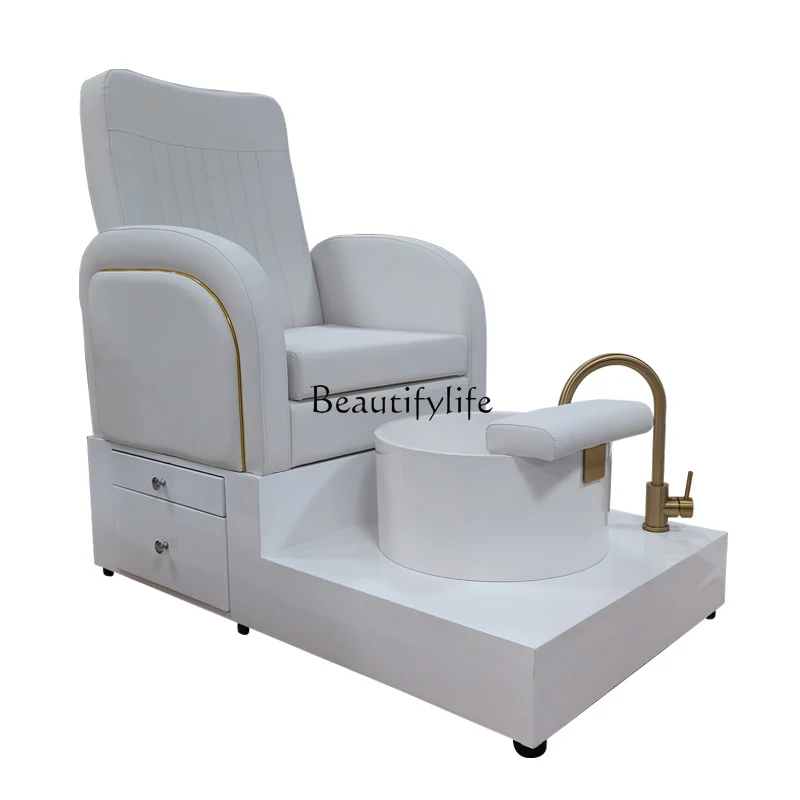 Intelligent Automatic Kneading Massage Multifunctional Nail Beauty Foot Bath Special Sofa Massage Chair nail table and chair set combination nordic net red single double double manicure set special economic ins paint white