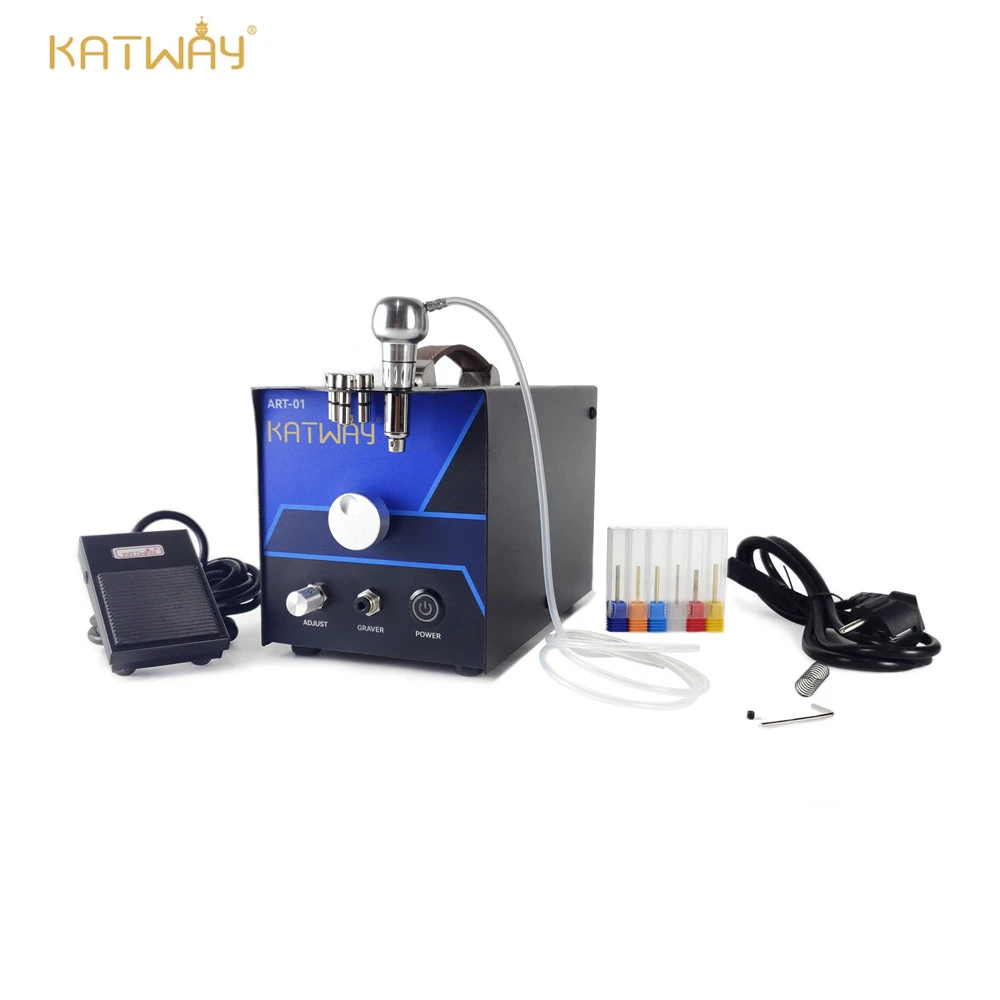 KATWAY 아트 그래버 전기 보석 조각 기계, 보석 디자이너 전문 장비, 반지 제작 도구 세트 HH-ART01