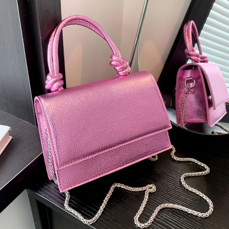 

Простая дизайнерская женская сумка, женская сумка 2024, новая сумка через плечо с узором Личи, универсальная сумка через плечо