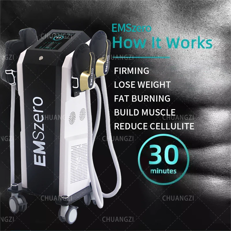 

Muscle Stimulator 6500W EMS Abdominal Hip Trainer Body Slimming Emslim emszero Sport Equipment Home fitness Machine