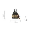 Drawstring Backpack Versatile Korean Style with Pendant Bucket Bag PU Leather Shoulders Bag College Student 6