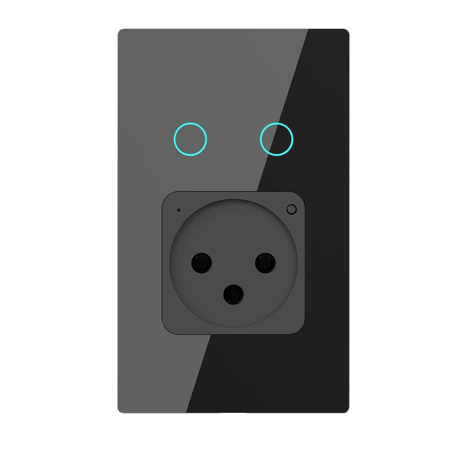 2Gang Socket Black