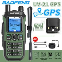 Baofeng UV-21 GPS Walkie Talkie Portable Long Range Mutli-Band Wireless Copy Frequency Type-C Charger Radio Upgrade UV17 PRO 1