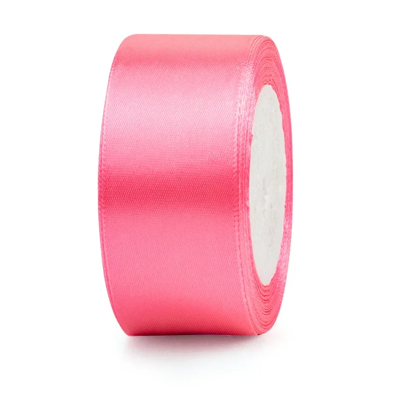 Elegant Red Satin Ribbon for Gift Packaging and Crafting