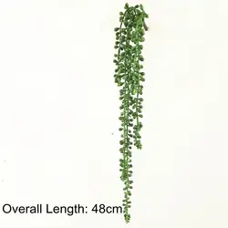 Artificial Succulent Plants for Home and Office Decor - Mini Bonsai Enhancements (Long Lovers Tears)