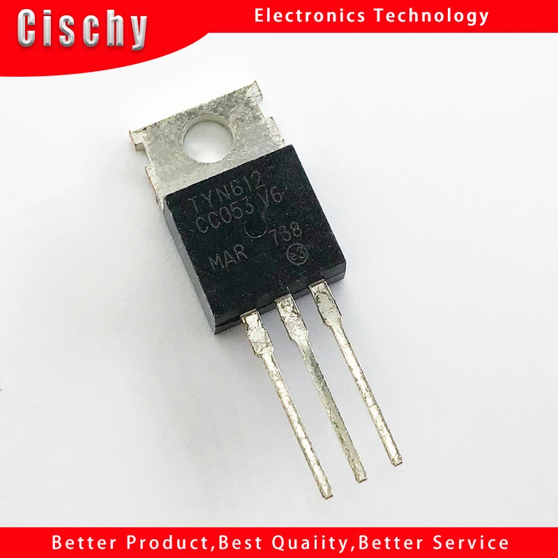 

1pcs/lot TYN612MRG TYN612T TYN612 TO-220 12A 600V new and original In Stock