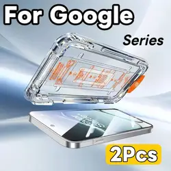 Premium HD Tempered Glass Screen Protector, 2 - Pack - Google Pixel 8 Pro (M - HD - 2PCS-)