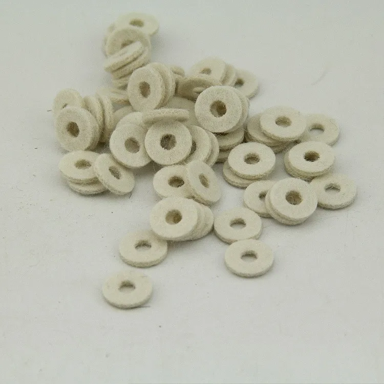 Trumpet Small Instrument Accessories, White Wool Felt, Pure Natural Wool Felt, 50 Pieces