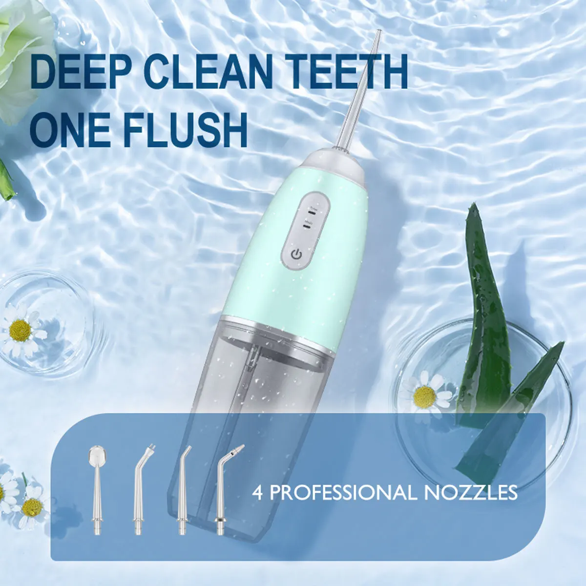 Portable Water Dental Floss Household Tooth Washer Oral Cavity Cleaning Removing Calculus Tooth Cleaner Electric Flushing
